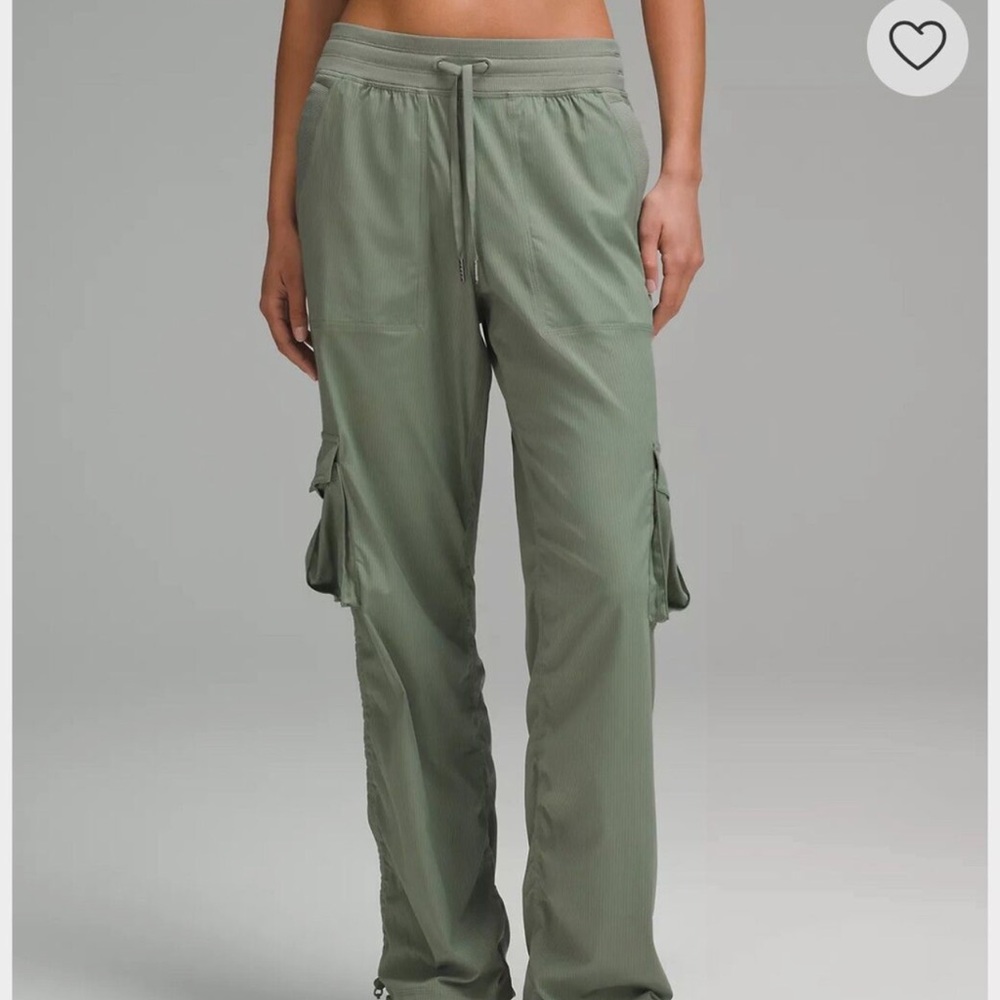 Lululemon dance studio relaxed cargo pants light green